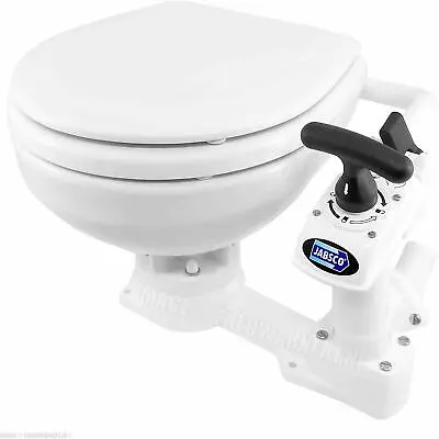 Jabsco Twist N Lock Manual Head Marine Boat Toilet With Compact Bowl 29090-5000 • $207.72