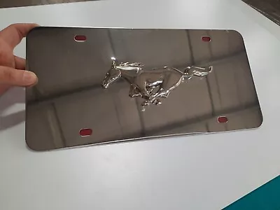 For Ford Mustang Running Pony License Plate Frame Chrome - Brand New • $25.99