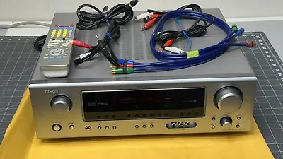 Denon AVR-486 AV MONSTER Receiver Remote Cables Bundle MINT WORKS LOOKS GREAT🔥 • $144