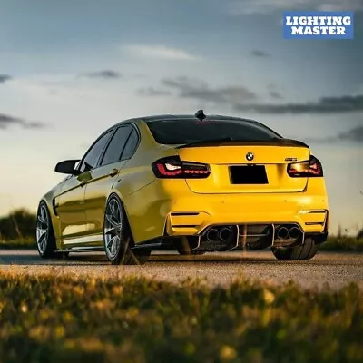 Smoked For 2012-2018 BMW 3 Series M3 F30 F35 Sedan 4-Door LED Tail Light Dynamic • $389.60