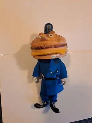 Vintage Remco 1976 OFFICER BIG MAC Doll Figure McDonald's Hamburger Head 7  Cop • $66.88