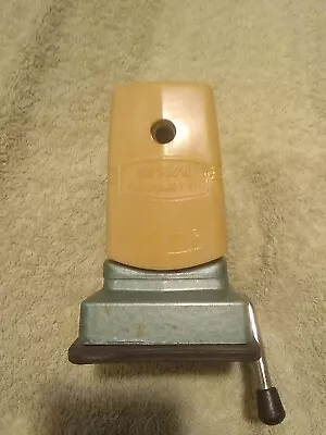 Vintage Boston Vacuumette Hand Crank Pencil Sharpener Desktop Suction • $5