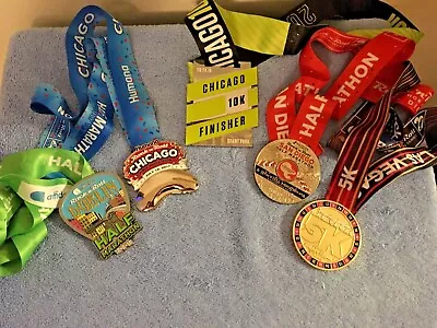 Marathon Running Medal Lot Of 5 Lot # 15 • $60