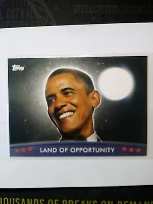 U.S. President Barack Obama 2008 TOPPS  LAND OF OPPORTUNITY  ROOKIE CARD #84 • $2.49