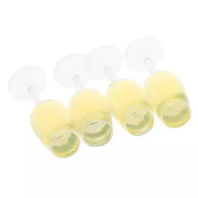 £4.13 • Buy Lots 4 1:12 Mini Wine Glasses Drinking Set Dolls House Kitchen Table Accs