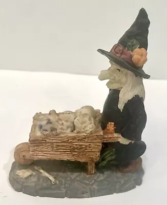 Vintage Midwest Imports Halloween Witch Figurine/Candle Holder • $16.95