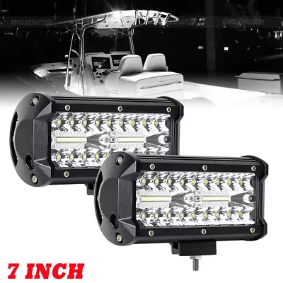Marine Spreader Lights LED Light Deck/Mast Lights Boat 90W 9-35V DC Spot Lights • $25.55