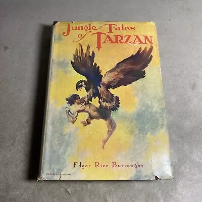 Jungle Tales Of Tarzan 1919 Hardcover - Edgar Rice Burroughs / SRO • $28.24