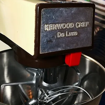 Kenwood Chef De Luxe A901E Beige With Brown Trim Original Bowl & 3 Mixer Tools • £145