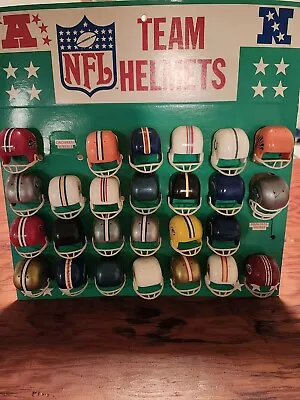 Vintage NFL Helmets MINI  Set 1980’s Gumball Vending Football Old Stock • $243.95