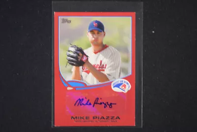 Mike Piazza 2013 Topps Pro Debut Rookie Autographs Signature Red 1/1 • $3.25