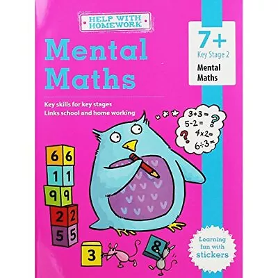 7+ Mental Maths (Essential Workbooks HWH Extra) Very Good Condition  ISBN 178 • £2.32