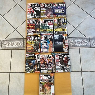Lot Of 13 PC Gamer Magazine 2001-2006 Holiday Issues Grand Theft Auto Star Wars • $24.99