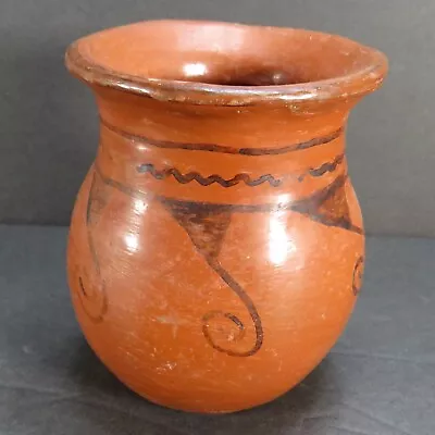 Antique Vintage Santo Domingo Maricopa Pottery Olla Form Pot Vessel • $89.89