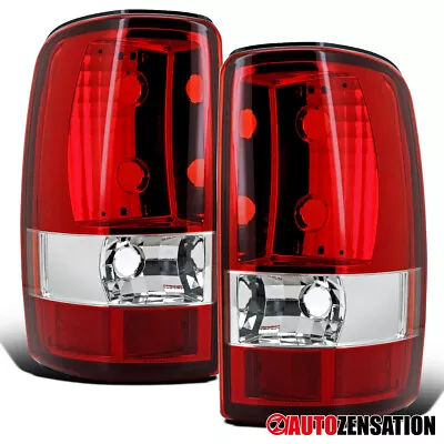 Fit 2000-2006 Chevy Suburban Tahoe GMC Yukon Denali Red Tail Lights Lamps 00-06 • $49.99