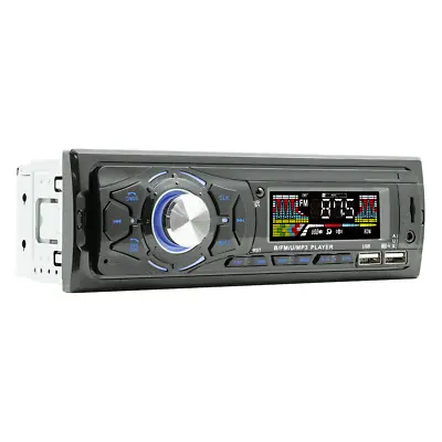 Single DIN Car Radio Bluetooth Stereo In-Dash Units MP3 Player FM USB Head Unit • $33.89