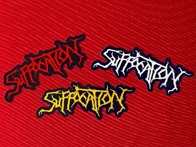 Suffocation Vinyl Decal Layered Sticker Heavy Death Metal Band Logo Cryptopsy • $4