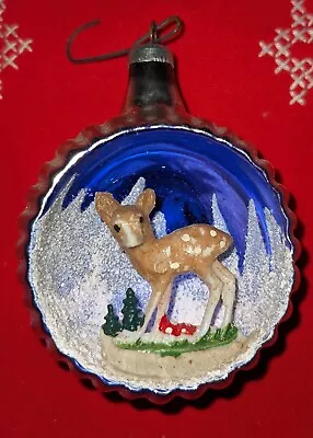 Italian  Christmas Ornament Vtg Fawn *516 • $40