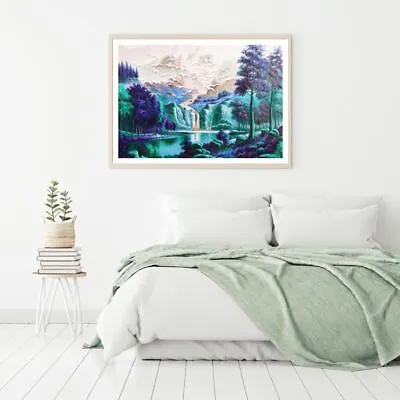 $12.90 • Buy Nature Landscape 3D Oil Painting Print Premium Poster High Quality Choose Sizes