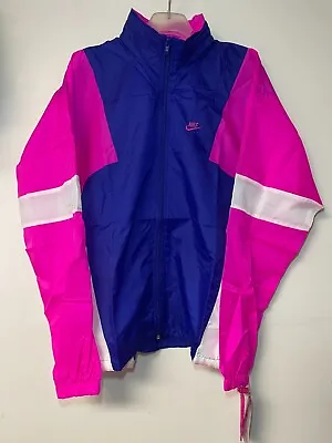 Women's Vintage 90's NIKE Windbreaker 100% Nylon Large 7RQ7-63 • $94.03