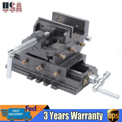 4  CROSS DRILL PRESS Vise 2 Way X-Y Clamp Heavy Duty Machine Slide Metal Milling • $53