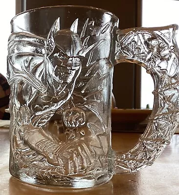 McDonalds BATMAN FOREVER Glass Mug/Cup 1995 Vintage DC Comics  Batman” • $10