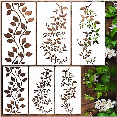 Large Vine Stencils For Painting On Wood Wall 16 Inch Reusable Branches Layering • $23.32