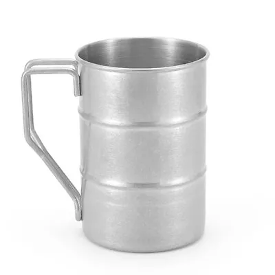 304 Stainless Steel Mug Retro Metal Shatterproof Coffee Mug Tea Cup For Camping • $11.03