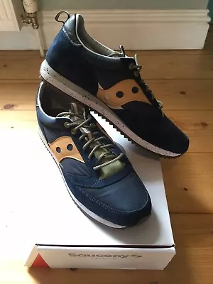 £85 • Buy Size UK 12 - Saucony Jazz Peak Premium Luxury - Navy
