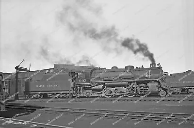 26.  ORIG NEG Maine Central 603 2-8-2 Great Afternoon Pose At Rigby Yard Origin • $9.99