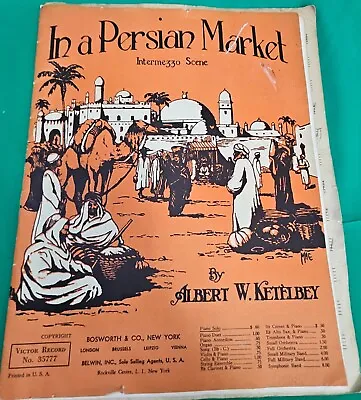 Albert Ketelby: In A Persian Market & 80 Great Songs Original Piano Sheet Music • $15.23