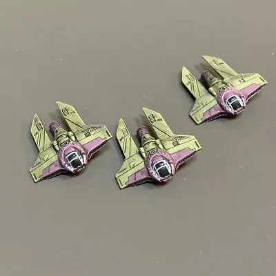 Lot 3 Pcs Rebel Star Wars X-Wing Miniatures Starfighter Galactic Figure Fighter • $13.29