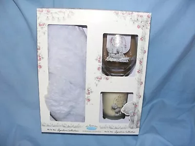 Slipper Glass Candle Set Me To You Bear Tatty Teddy Birthday Gift NEW AGZ01169 • £22.95