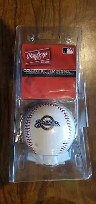 MILWAUKKEE BREWERS Official MLB Rawlings Team Logo Baseball With Stand • $9.99