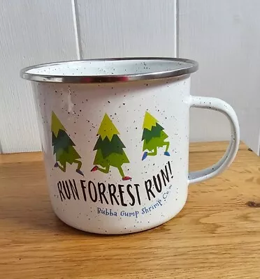 Bubba Gump Shrimp Co.   Run Forrest Run!   12 Oz Metal Tin Camping Mug Enameled  • £9.95