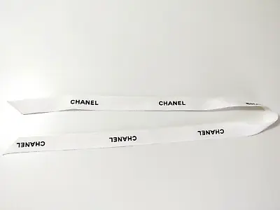 Chanel Fabric Ribbon 55cm Long White • £5.90