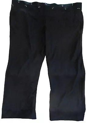 Men's Amish Trousers Handmade Broadfall Button Pants. Drop Flap 52 X27  Plus B2 • $29.99