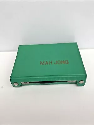 Vintage Dragon Mah Jong Game Asian Tiles Complete Game Vintage Game Travel Case • £39.99