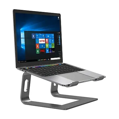 Laptop Stand Adjustable Tablet Holder Folding Portable Desktop Office Support UK • £14.99