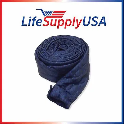 $27.99 • Buy Padded Quilted Beam Zipper Central Vacuum Hose Cover Sock 30 Or 35ft Vacsock