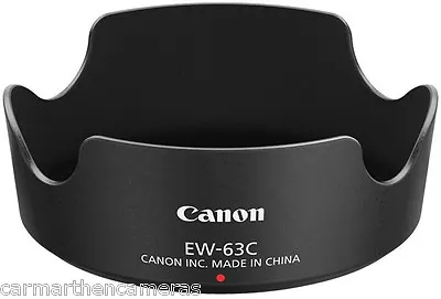 Canon EW-63C Lens Hood For EF-S 18-55mm F/3.5-5.6 IS STM - Petal Genuine Item • £18.99