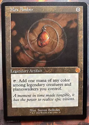 MTG Mox Amber The Brothers' War 35 Regular Mythic NM • $24.99