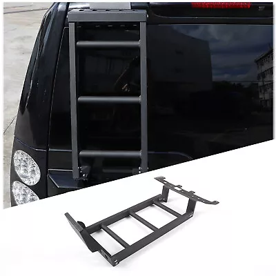 Black Alloy Rear Roof Rack Access Ladder For Land Rover Discovery 3/4 2004-2016 • $174.99