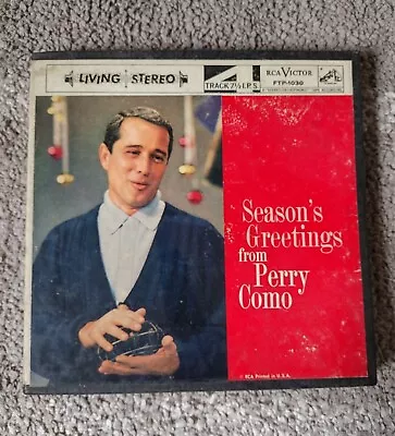 Season's Greetings From Perry Como 4 Track 7 1/2 Reel To Reel Tape • $44.99