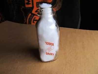 Yoder Dairy Milk Bottle 1 Pint  Today's Milk Today  Oyster Point Denbigh VA • $29.99