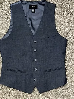 H&M Men’s Charcoal Gray Vest Size 38R • $8.90