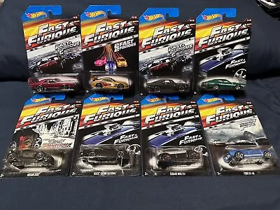2014 Hot Wheels Fast & Furious Complete Set Of 8 HTF Super • $65.99