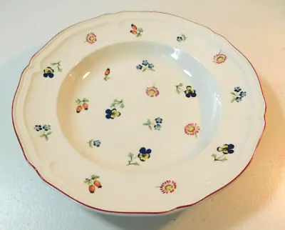 Villeroy & Boch  Petite Fleur  Pattern Large Rim Soup Bowl (s)  9  Made Germany • $12.99