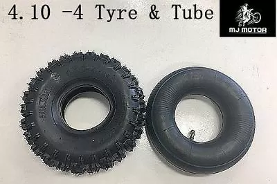 3.50 / 4.10 - 4  Inch Tyre Tire + Tube 47cc 49cc Mini Quad Dirt Bike ATV • $27.99