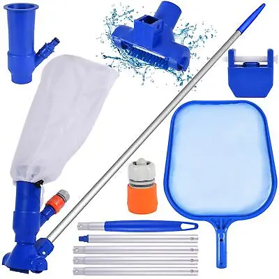 £22.49 • Buy Swimming Pool Maintenance Kit Vacuum Jet Cleaner Portable Pond Fountain SPA
